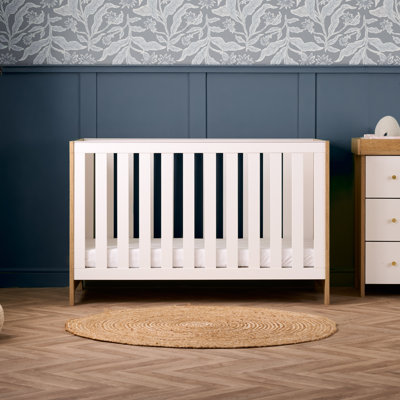 Nika Cot Bed - Oak & White