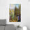Impression sur toile Monet Garden: Impressionist Art Wall Decor, 1P BlackFramedCanves