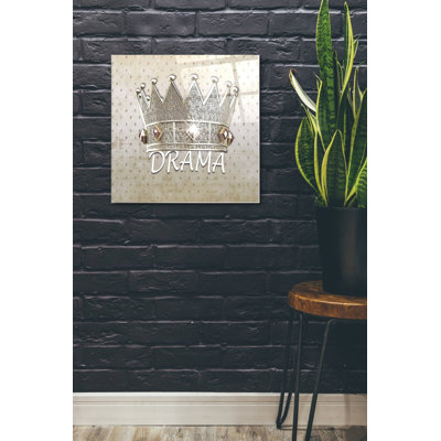 Drama Queen' by Karen Smith, Acrylic Glass Wall Art, 24"x24"