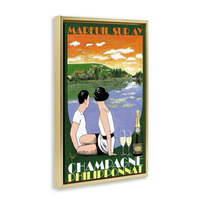 «Vintage Champagne with View», art par Jean-Pierre Got