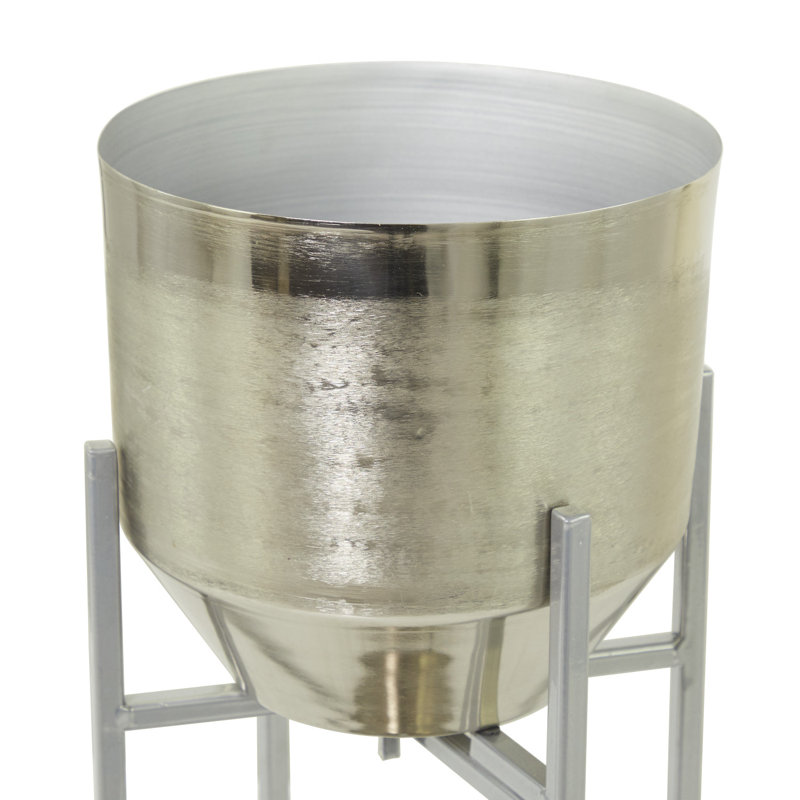 Metal Cachepot, Silver