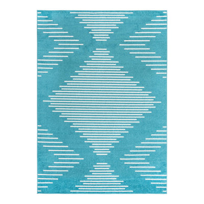 Chenille Geometric Indoor Rug
