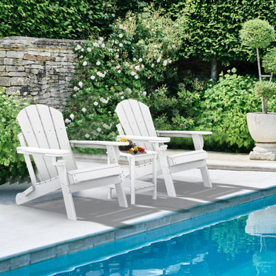 Felten Plastic Folding Adirondack Chair by Dovecove