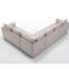 Canapé-lit modulaire en forme de L, 6 places, structure, canapé-lit modulaire beige Home Decor, mousse haute,-1300473009
