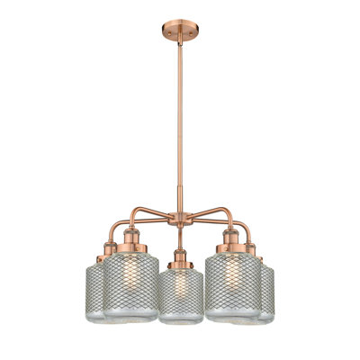Bettsy 5 - Light Glass Dimmable Classic / Traditional Chandelier