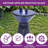 Handcrafted Outdoor Ceramic / Porcelain Weather Resistant Birdbath Fountain with Lights