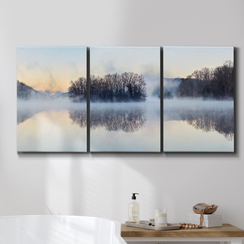 " Abstract Fields " 3 - Pieces, 36" H x 72" W x 2" D