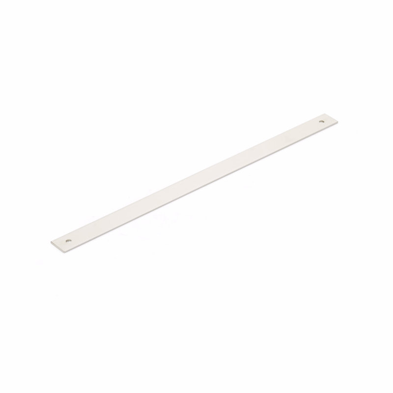 Pub House Pull Backplate, 25.5" H x 1" W, Signature Satin Brass
