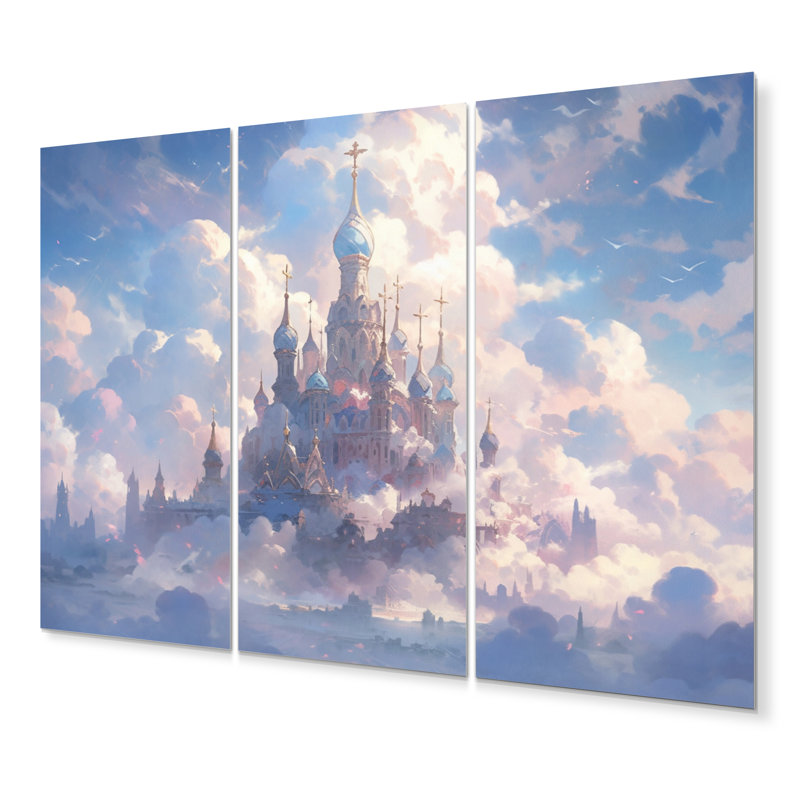 Traditional Buildings & Architecture Wall Decor on Metal