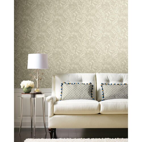 York Wallcoverings Peel & Stick Floral Wallpaper & Reviews | Wayfair