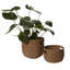 Rustic Rattan Basket With Handles - Set of 2