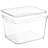  Set Of 3 Large Clear Storage Containers With Lid For Kitchen Pantry Cabinet & Fridge Storage For Organizing Snack Produce Supplies Or Essentials Durable Bin For Home Apartment Or Office Use-28805611