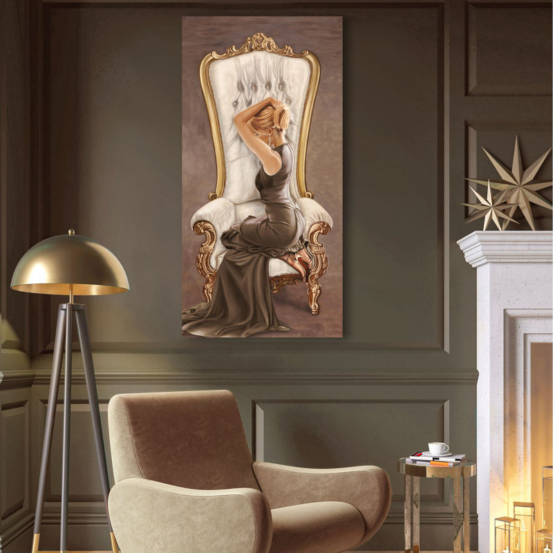 Beautiful Queen II by Pierre Benson - Wrapped Canvas Print, 70cm H x 35cm W x 4cm D