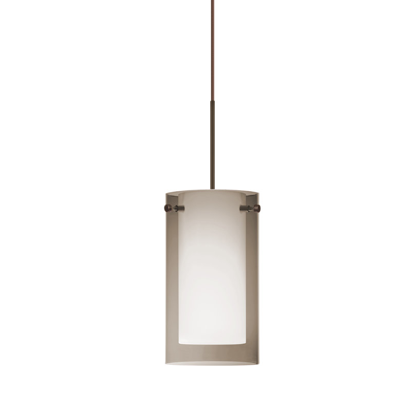 Morena 1 - Light Single Pendant, Brushed Bronze, Smoke