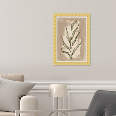 " Illustrated Leaves " Painting Print