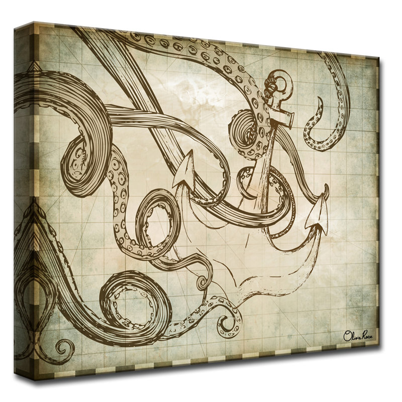 «Sea Anchor», impression sur toile tendue, 30" H x 40" L x 1,5" D