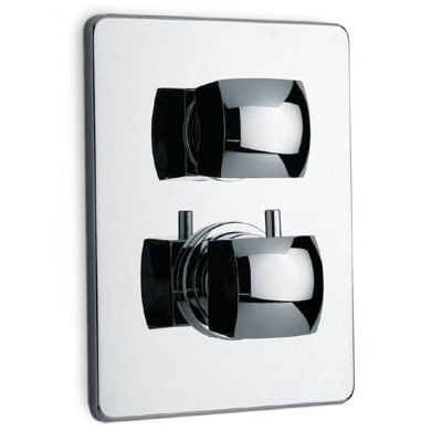 Lady Thermostatic Valve with 3/4" Ceramic Disc Volume Control Trim Kit, Valve Required