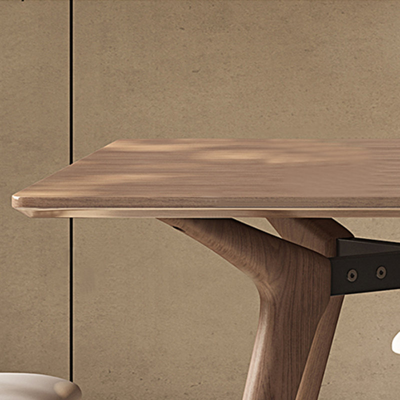 Stylish White Ash Table Chairs Durable Practical, 29.52"H x 70.86"L x 35.43"W