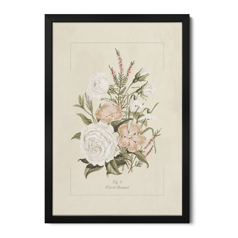 Flower Bouquet #4 - Wall Art Print - Gallery Poster, 24" H x 16" W