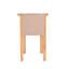 Welshire 35cm W Solid + Manufactured Wood Bedside Table