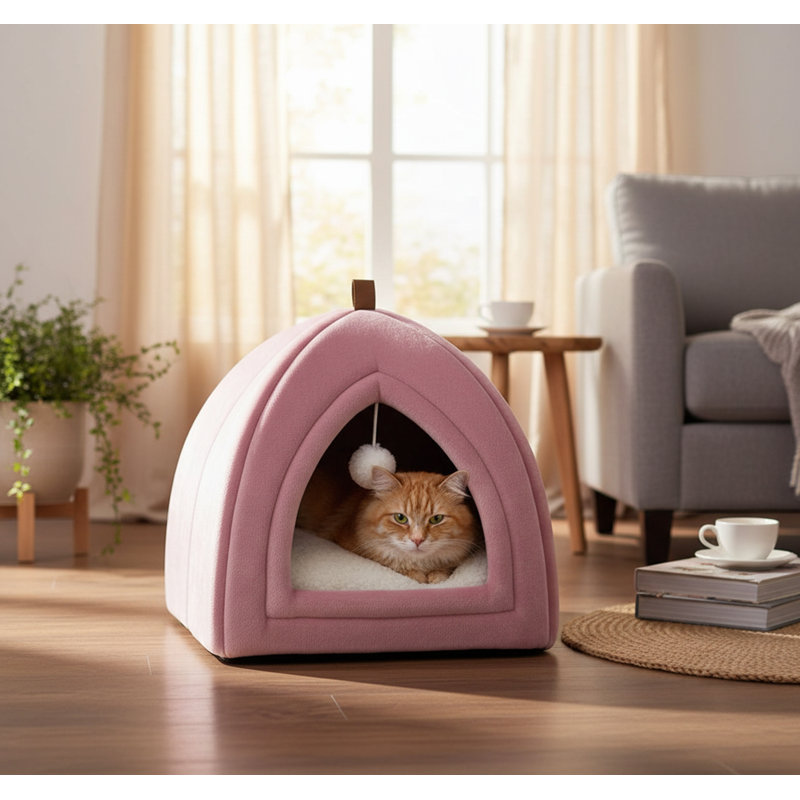 Tent Pet Bed, Pink