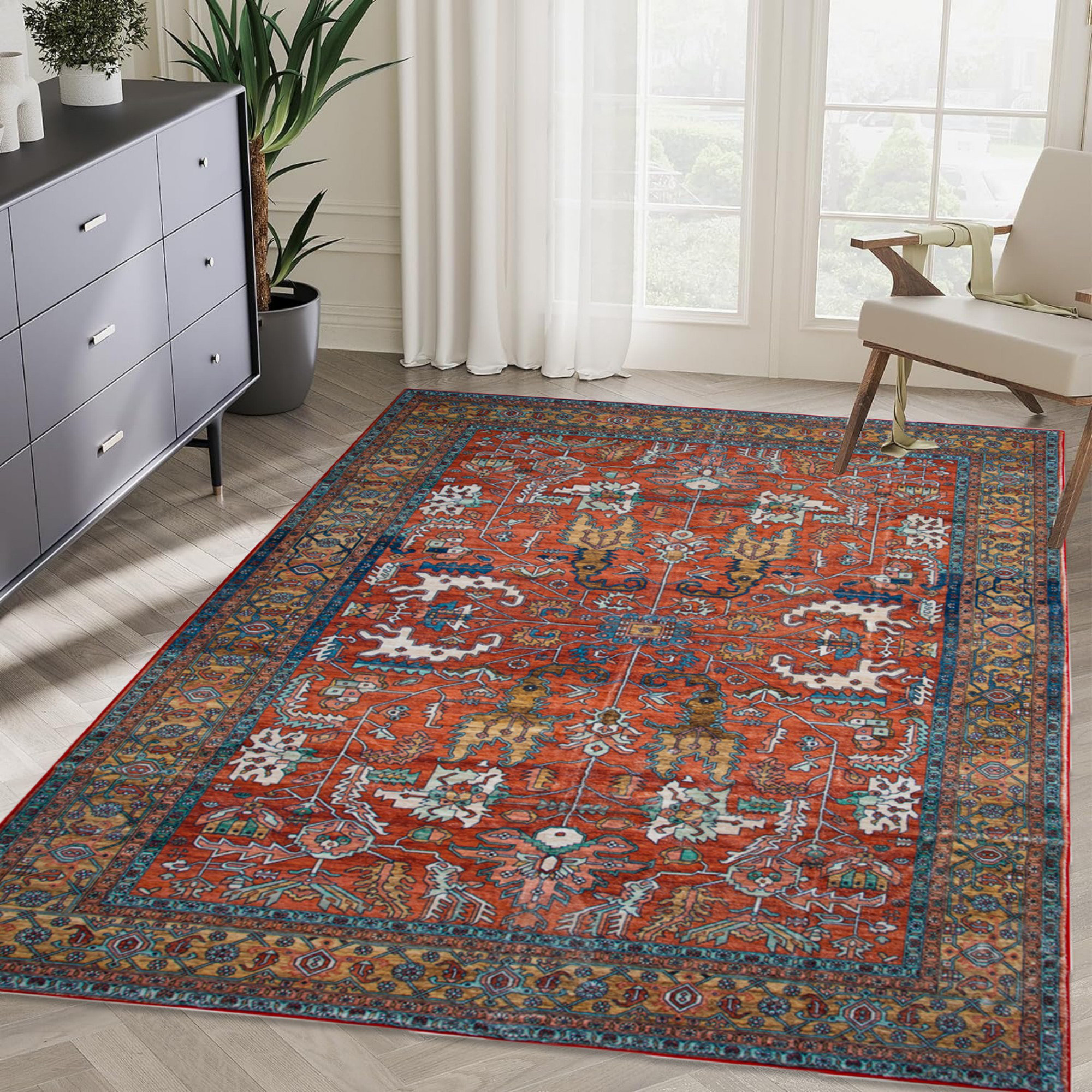 Wayfair Botkin Rug Bungalow Rose Bohemia Rug | Wayfair