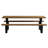 Tablo 8 - Person Metal Patio Dining Set with Rectangular Table