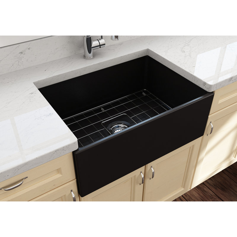 27'' L Kitchen Sink, Matte Black