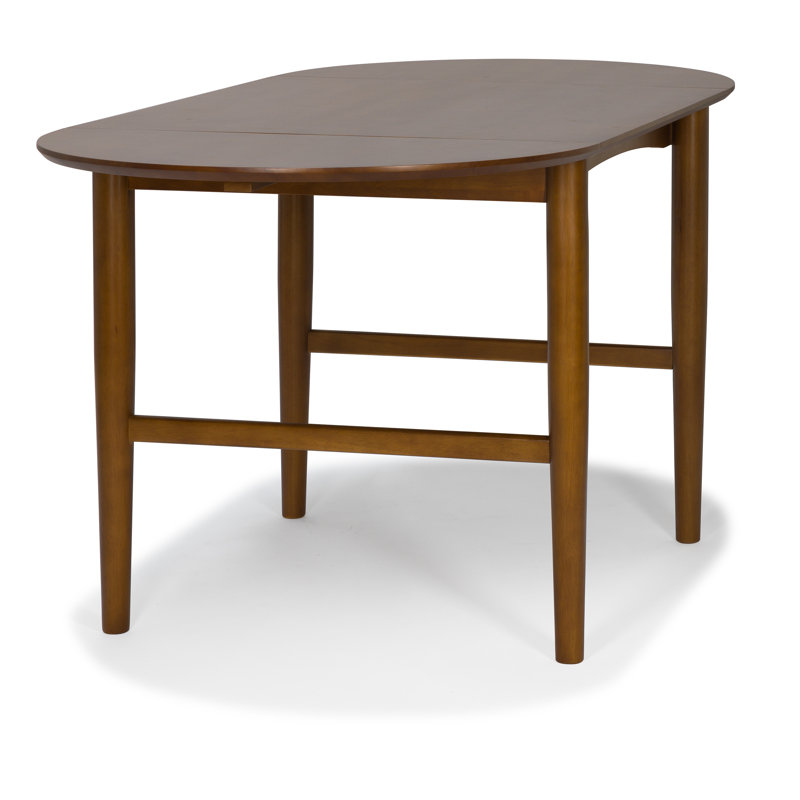 Rudolphus Extendable Oval Solid Wood Base Dining Table