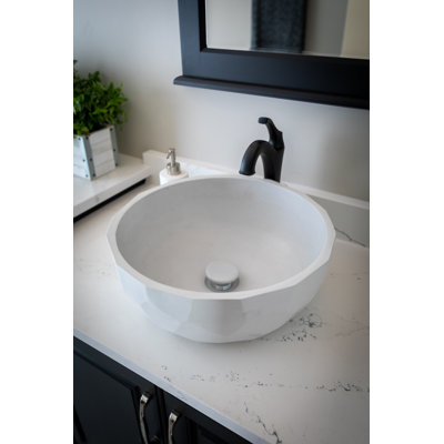Lavabo de salle de bain vasque circulaire