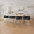 Modern Upholstered Counter Stool with Metal Frame-124062062