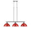Luminaire suspendu en forme de dôme à 3 lumières pour îlot de cuisine Drakeford-626184609-626184612