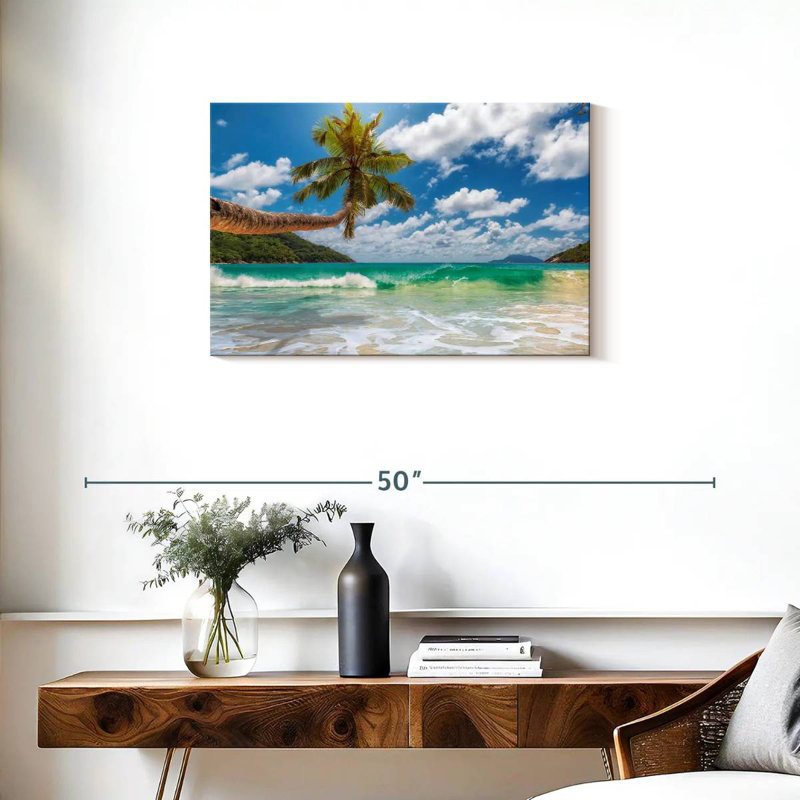 Gillard Barbados Tree Beach Scenery, 20'' H x 30'' W