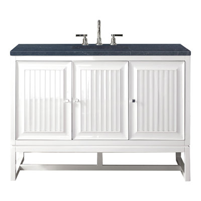 Athens 48'' Single Bathroom Vanity with Quartz Top