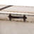 Zachariah Baxton Studio Nevio Vintage Weathered White Canvas Storage Trunk