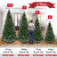Arbre de noël artificiel pin vert/blanc bonhomme-1432572948