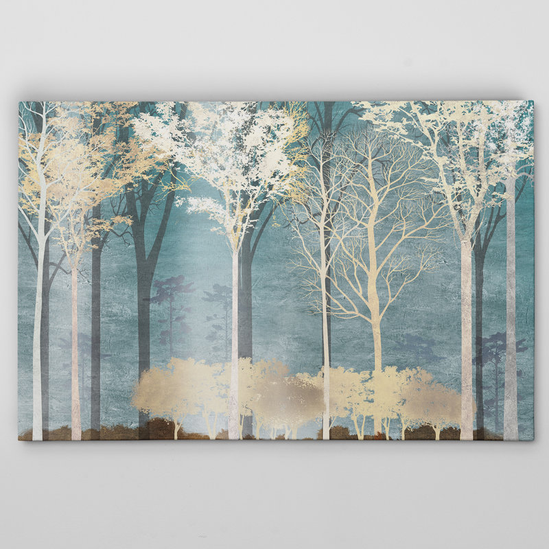 «Into the Woods» par Conrad Knutsen, reproduction d'art graphique sur toile, H 24 po x l 36 po x P 1,5 po