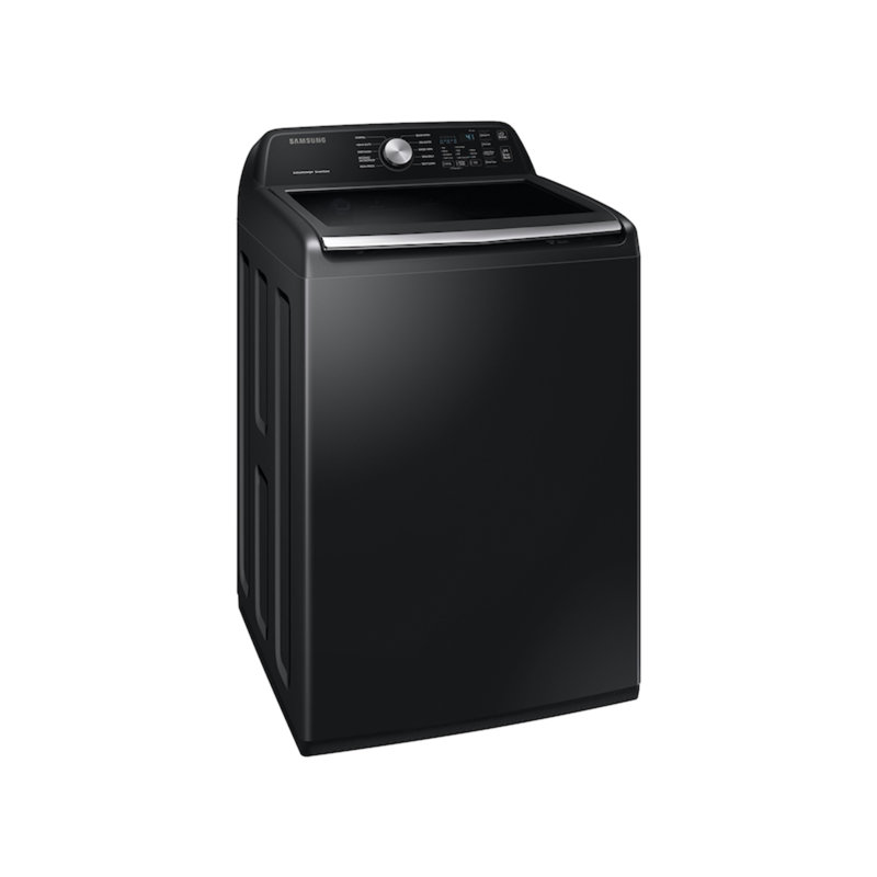 Samsung 4.5 cu. ft. Capacity Top Load Washer with Active WaterJet, Brushed Black