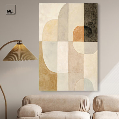 «Overlapsing Planes I Canvas Geometric Abstract» par