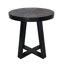 Table basse D23.5X24.5 ", noir