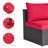 Wicker 6 - Person Patio Conversation Set with Cushions-97637280-96004904