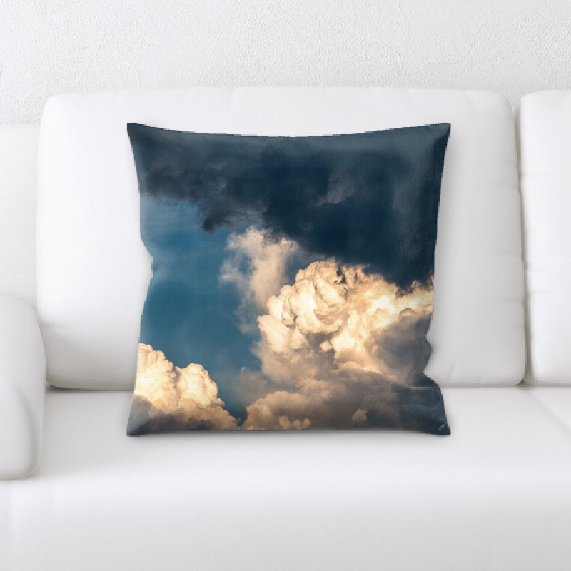 Housse et insert de coussin carré Clouds