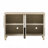 Stylish Ash Veneer Sideboard Buffet Cabinet with Adjustable Shelves and Arc Handles for Versatile Storage-807882058
