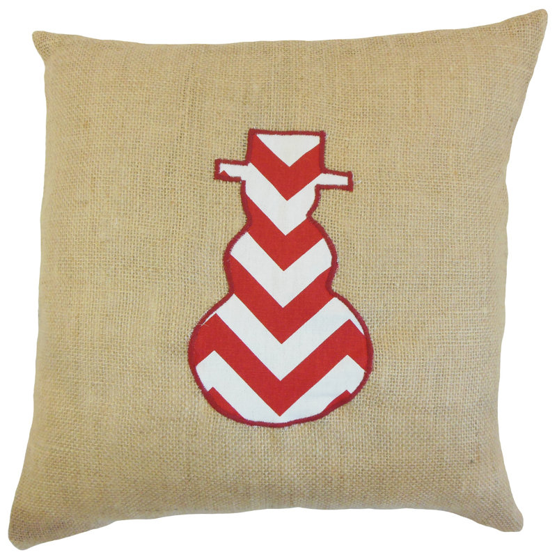 Chevron Linen Reversible Throw Pillow
