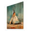 Turquoise beige tipi natif de chuchotements d'esprit sur bois-1418852398