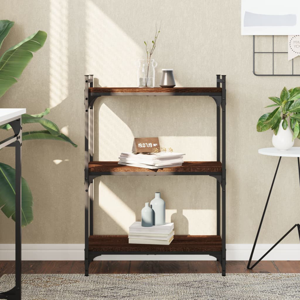 Aaleigha 86cm H x 30cm W Metal Standard Bookcase