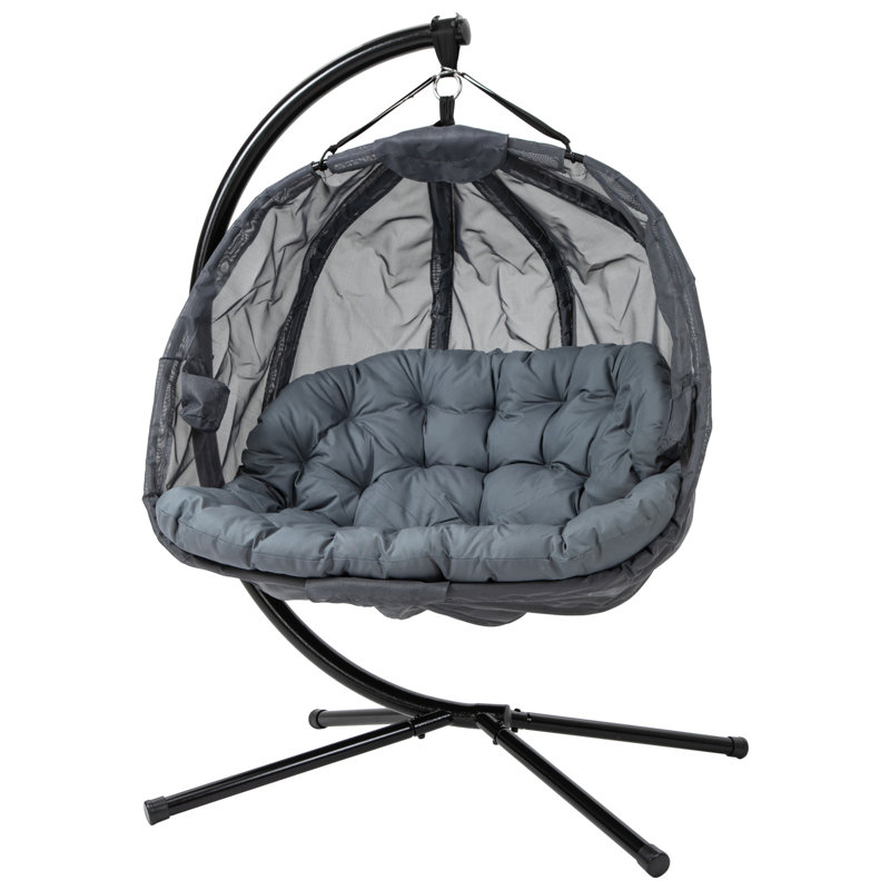 Nesquehoning 2 Person Porch Swing, Grey