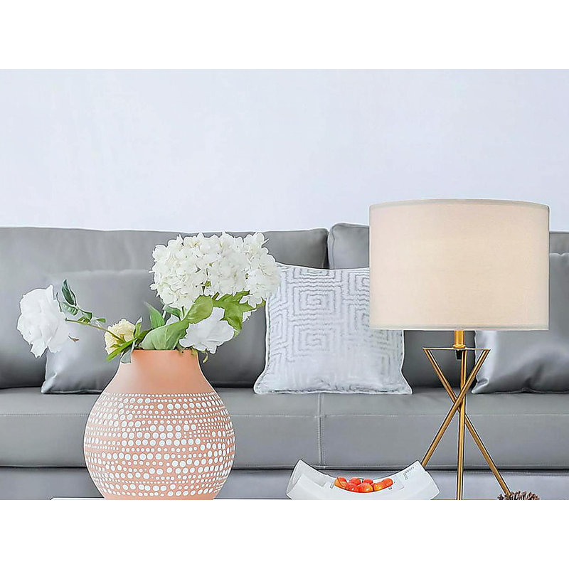 Lampe de table de style Mid-Century 26,25 po "Tall" Ester, or mat