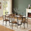 Ensemble de table de salle à manger 7 pièces 7 pièces Parfait pour la cuisine, le coin-repas et le salon