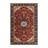 Machine Washable Persian Black Area Rug-216147134